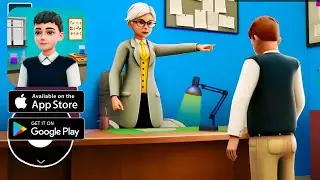 Virtual High School Simulator - Tutorial - Gameplay Walkthrough Part 1 ( ANDROID / iOS )