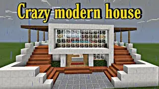 Minecraft | Modern house with a crazy concept