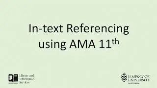 In-Text Referencing Using AMA 11th