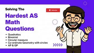 AS Math 9709 P1: Hardest Past-Paper Questions, Solved LIVE