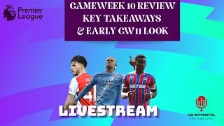 🔥 Обзор FPL GW10 и ранний анонс GW11 | Ключевые выводы, трансферные цели и выбор капитана! 🔍⚽