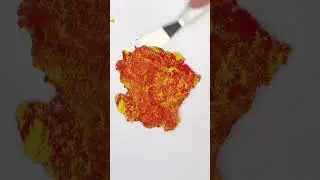 Color Change Magic 🧡 Sand Mixing ASMR #kineticsand #asmrvideo #satisfyingasmr #sandasmr