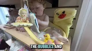 Vintage dolls are now up on the walls in the store
