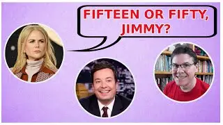 Practice Numbers with Jimmy Fallon and Nicole Kidman
