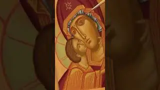 Painting icon of Our Lady of Vladimir