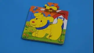 Puzzle din lemn pentru copii | Lester - Jucarii Online