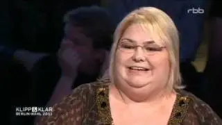 Heike Canbulat (BIG Partei) bei KLIPP & KLAR (RBB, 01.09.2011)