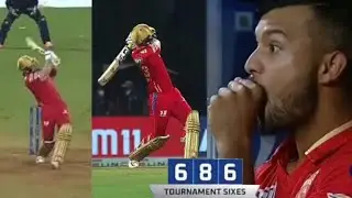 Liam Livingston hits Longest Six IPL 2022   Livingston 117 meter six  GT vs PBKS Livingston 117M six