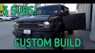 New Ford Bronco Sound System Upgrade First Ever Completed!!