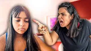 TROLLEI A MINHA MÃE DIZENDO QUE FIQUEI REPROVADA E ELA SURTOU!