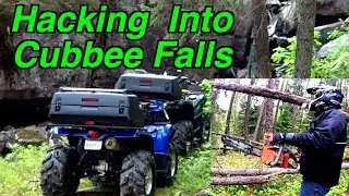 CUBBEEZX ATV ADVENTURE! Hacking Into Cubbee Falls - Yamaha Grizzly & Kodiak ATV's - June 17, 2017