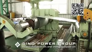 Metal steel coil trimming and rewinding machine line - SHSINOPOWER.COM