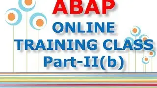 SAP ABAP ONLINE TRAINING | ABAP TRAINING DEMO | ABAP OVER VIEW | ABAP PROJECT SUPPORT