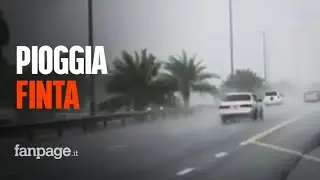 A Dubai creano pioggia finta con aerei e droni per combattere il caldo asfissiante