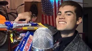Chocolate Bar Eating ASMR &bull; Crinkling Plastic Candy Wrappers