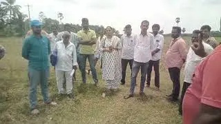ఎర్ర కాలువ మిగులు భూముల లో ఉద్రిక్తత