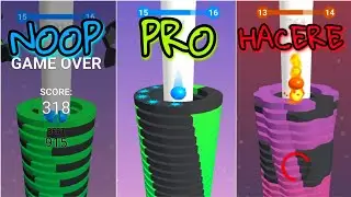 STACK BALL. NOOB vs PRO vs HACKER
