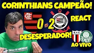P&Oacute;S-JOGO | FLAMENGO 0X2 CORINTHIANS | SUPERCOPA BR | AO VIVO | BOTAFOGO-SP X PALMEIRAS | PR&Eacute;-JOGO