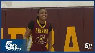 Sierra basketball star Deja Burns nears quadruple double, chases block record