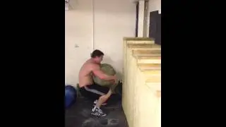160kg atlas Stone to high Platform - Luke 