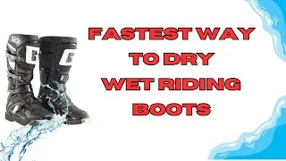 Fastest way to Dry Motorcycle Riding Boots - Motocross Boots