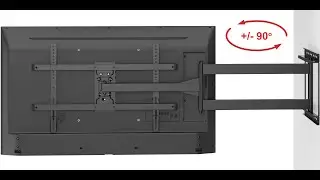 Długi 107cm narożny Uchwyt do Telewizora 32-75 cali VX-531 VETOUSON