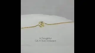 Om Yellow Gold Diamond Bracelet jewelry for women  by dishisjewels.com