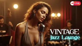🔴 LIVE Smooth Jazz & Blues 🎷 | Vintage Lounge for Night Relax
