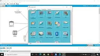 Dccn project smoke detection and fire extinguisher on cisco packet tracer