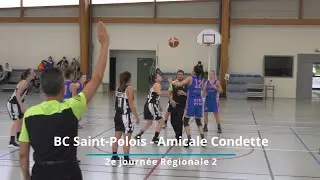 🏀 R&eacute;gionale 2 : Basket Club Saint-Polois 90-74 Amicale Condette