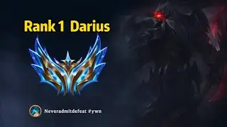 Rank 1 Darius: He is the ONLY Challenger Darius Player on KR Server!