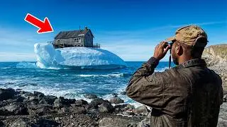 Fisherman Saw a House on an Iceberg — When He Went Inside, He Froze in Shock