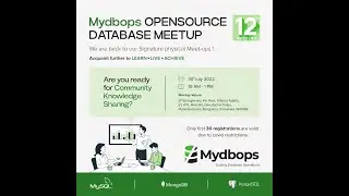 MySQL Operator for Kubernetes - Kabilesh PR - Mydbops Database Meetup-12