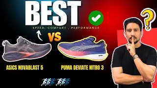 Puma Deviate Nitro 3 Vs ASICS Novablast 5 - Best Running Shoes Hindi