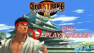 Street Fighter III 3rd Strike: Ryu Playthrough (MAME) (1440p 60fps)