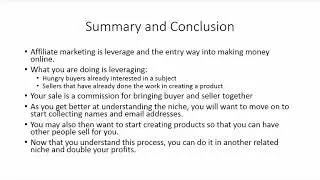 Easy Affiliate Commissions Video Training Course