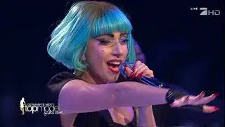 Lady Gaga - Scheiẞe, Born This Way, The Edge Of Glory (Live on Germany's Next Top Model) HD