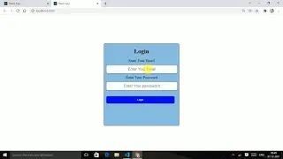 React Basic Login Form | React js login form Project