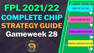 FPL COMPLETE CHIP STRATEGY GUIDE | BLANK AND DOUBLE GAMEWEEKS | Fantasy Premier League Tips 2021/22