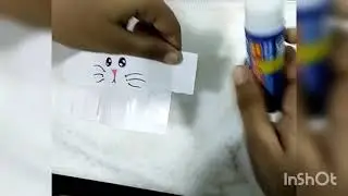 how to make paper cup with animals design.