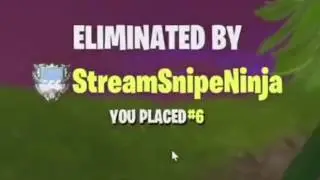 Ninja getting stream sniped (compilation)