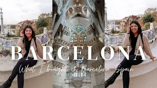 What I Bought In Barcelona Spain l Mazciel
