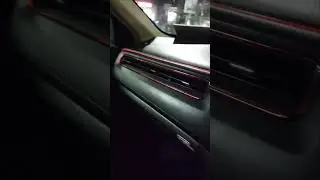 Red LED Car Interior Decoration Light Atmosphere Wire Strip #viralvideo #foryou #cardecoration