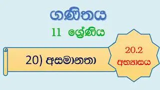 Grade 11 - Activity 20.2 🤩 11 ශ්&zwj;රේණිය - 20.2 අභ්&zwj;යාසය &lrm;⁨&lrm;⁨@Gananteacher