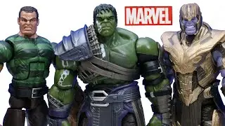 Коллекция Marvel Build A Figure BAF &mdash; Гладиатор Халк &mdash; Танос &mdash; Песочный человек &mdash; Игрушечная фигурка
