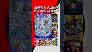 Legendary Pok&eacute;mon Gauntlet! #anime #manga #vs #pokemon #dbz #mha #jjk #demonslayer #7ds #shorts