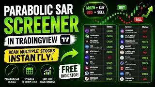Parabolic SAR Screener in Trading View Pine Script - Scan Stocks with Table Output | IT WALA