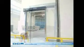 Porte à enroulement rapide -  Porte industrielle d'intérieur ou d'extérieur