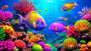 The Best 4K Aquarium – Soothing Jellyfish & Reef Fish with Sleep Music for Deep Relaxation