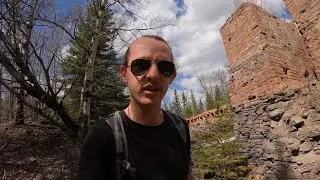 Searching for GHOSTS in ALBERTA!! (Lille Ghost Town Hike)